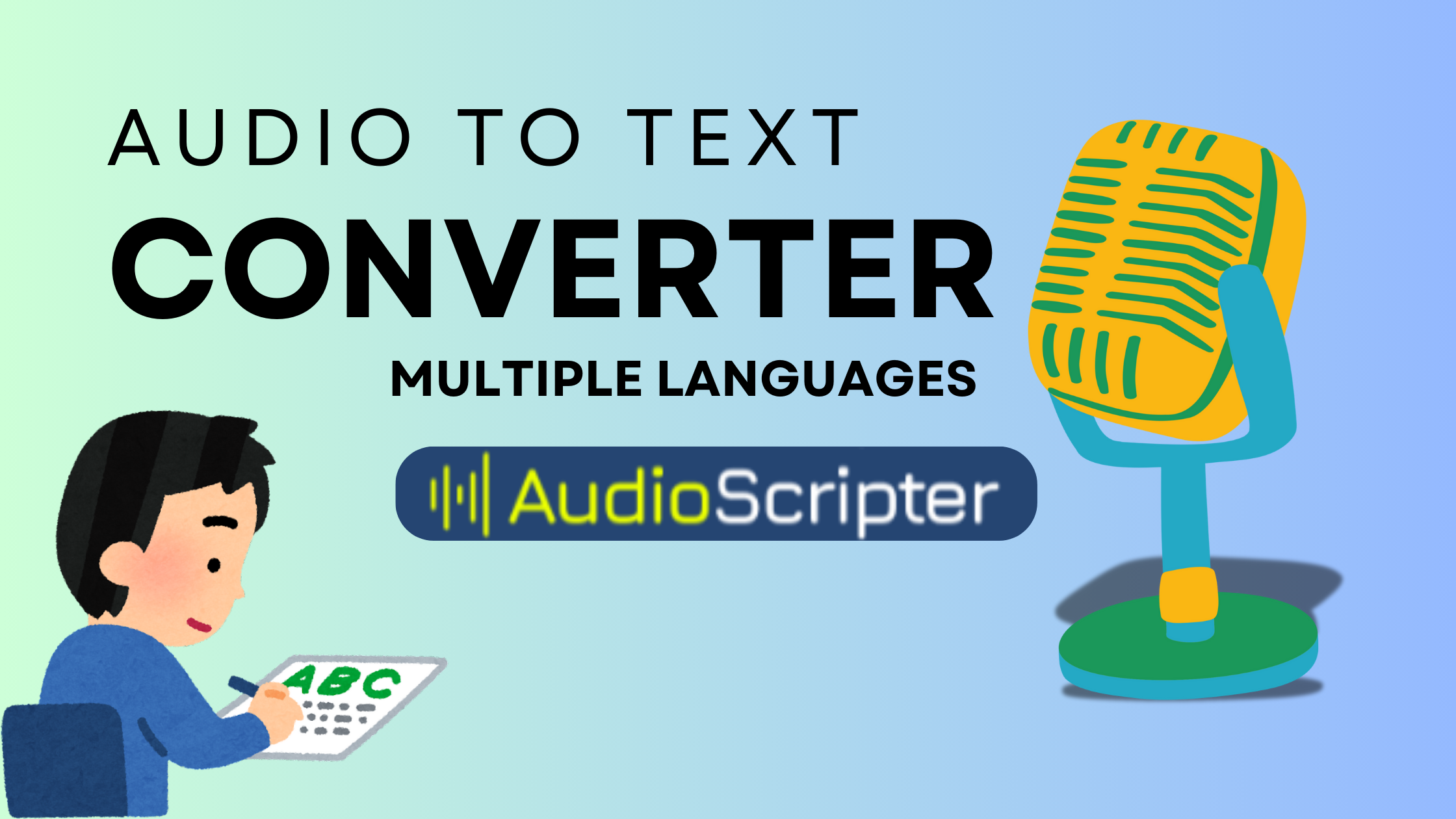 Audio To Text Converter Tool Supporting Multiple Languages
